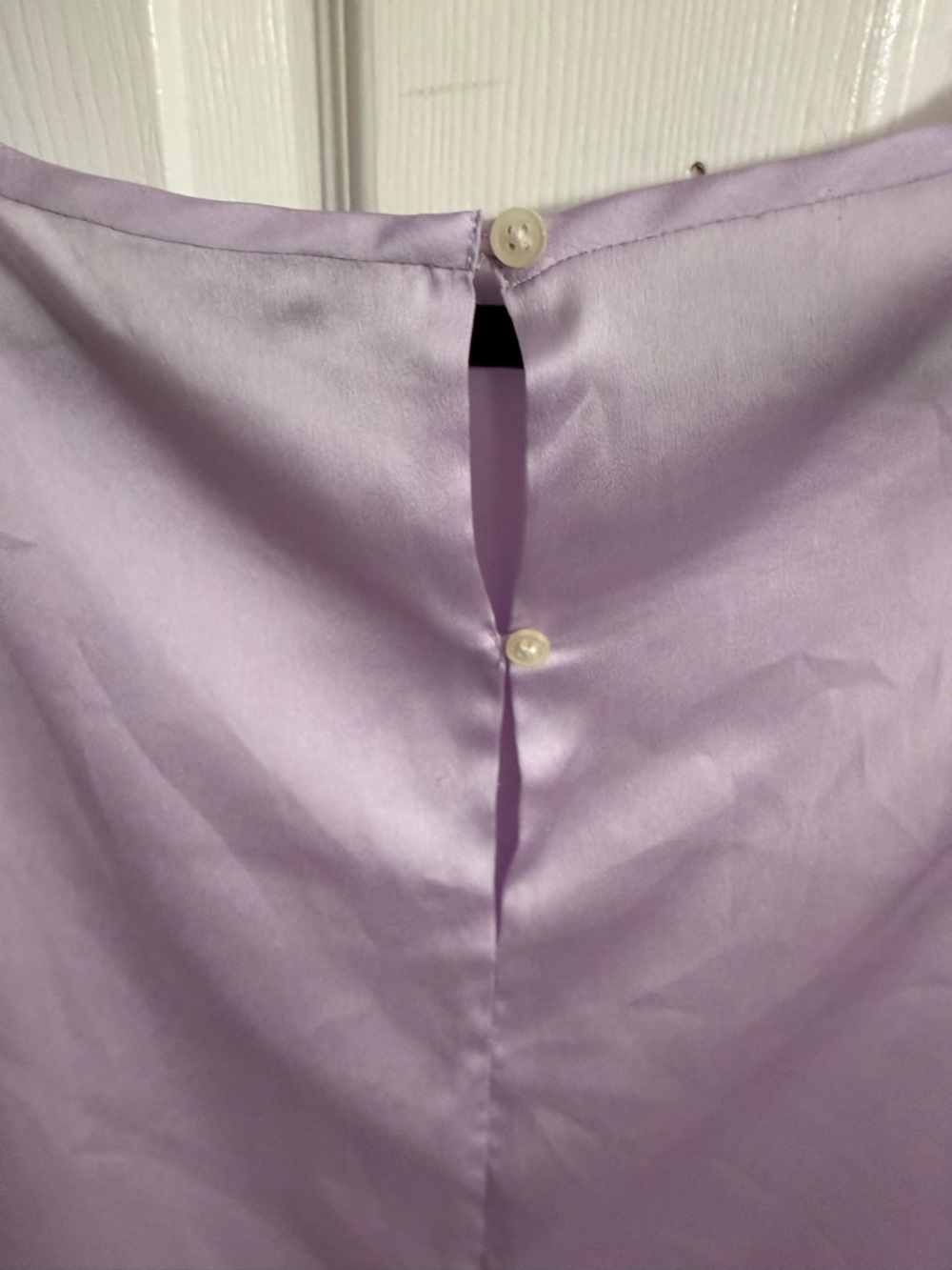 Banana Republic Lavender Cap-Sleeve Blouse - Picture 5 of 6